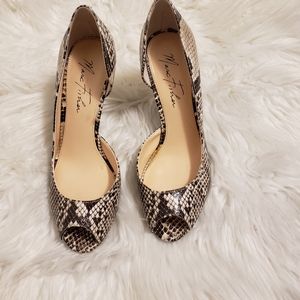 Marc Fisher Shoes | Marc Fisher Snakeskin Open Toe